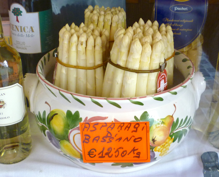 white asparagus bassano culinary tours italy